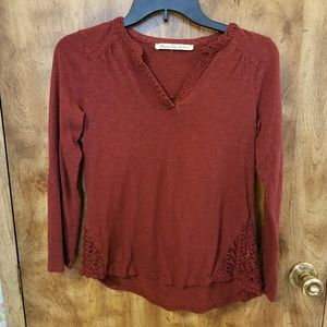 American Rag burgundy top